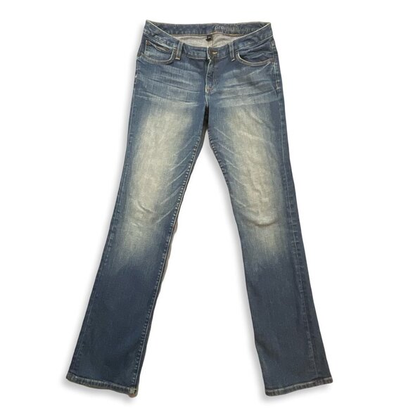 GAP Denim - Gap Premium Curvy Straight Jeans Faded Blue Women's Casual Denim 8/29 Long
